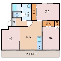 グランドハイツ日新Ⅱの物件間取画像